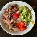 picollo's cooksnap of when they made 冷やし中華始めました　牛で！.