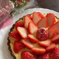クック39D2E0☆'s cooksnap of when they made 母の日ケーキ・いちごのカスタードタルト.