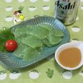 みかかめ's cooksnap of when they made からし酢みそde！さしみこんにゃく.