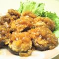 イエローバード's cooksnap of when they made 椎茸の肉詰め照り焼き玉ねぎソース添え.
