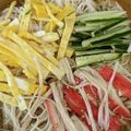 ひぃちゃんひー's cooksnap of when they made 夏ランチ☆冷やし中華風ぶっかけ素麺.