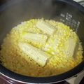 ｸﾏﾘｴ's cooksnap of when they made STAUBで！とうもろこしごはん.