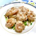 サンディサンディ's cooksnap of when they made ✤海老とエリンギのオーロラ炒め✤.