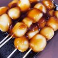ゆきみだいふく732's cooksnap of when they made 白玉粉で。やわらか♪みたらしだんご.