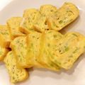 悠LOVE航's cooksnap of when they made しらすと、ブロッコリーの茎の卵焼き.