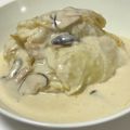 クックNX3HE4☆'s cooksnap of when they made ロールキャベツ♡きのこのホワイトソースで.