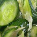 あおれんしゃー's cooksnap of when they made キュウリとミョウガの浅漬け☆白だしで.