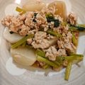 クックWG4NHX☆'s cooksnap of when they made 小かぶのそぼろあんかけ煮.