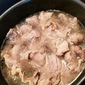 クックるん☆戦隊's cooksnap of when they made 牛すじ肉 基本の下ごしらえ.