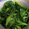 ちょき親父's cooksnap of when they made ミニチンゲン菜のナムル.