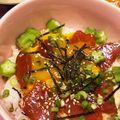cookpad1年生's cooksnap of when they made 簡単☆漬けマグロの山かけ丼☆.