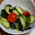 ｡･ソラ･｡'s cooksnap of when they made 簡単★わかめと胡瓜とトマトの中華サラダ.