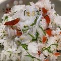 クロッワッサン's cooksnap of when they made 夏飯！梅干しと大葉とジャコの混ぜご飯.