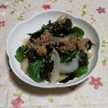 くネコまろす's cooksnap of when they made 炒め野菜と大豆肉の温サラダ のりごま風味.