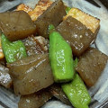 ＊＊まゆゆ＊＊'s cooksnap of when they made ずーっと美味しい【厚揚げ蒟蒻しし唐甘辛】.