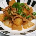 ショコリ's cooksnap of when they made ☆豚バラとじゃがいもの照り焼き☆.