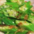 蒼姫♪'s cooksnap of when they made 話題入り✨お弁当に！オクラのめんつゆ和え.