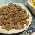 ロンコン's cooksnap of when they made 夕飯おかずに♬豚バラ大根とごぼうの炒め煮.