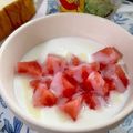 ☆あいちゃん's cooksnap of when they made 夏限定☆スイカミルクヨーグルト♪.
