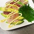 ちぴズキッチン's cooksnap of when they made 漬け漬けまぐろとアボカドのカルパッチョ❤.