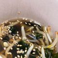 mok1204's cooksnap of when they made ★レンジで簡単★もやし＆わかめのスープ.