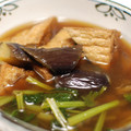 iam樹's cooksnap of when they made 厚揚げと小松菜の煮びたし＋ナス.
