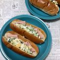 おはなすき's cooksnap of when they made 簡単！ドッグパンで。ハム、卵、胡瓜サンド.