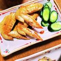 motomi♪'s cooksnap of when they made 手羽先de旨味チキン♪＊.
