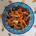 紅茶とチーズケーキ's cooksnap of when they made ＊ちくわと人参とこんにゃくできんぴら風＊.