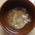 kurolabu428's cooksnap of when they made 優しい味(ㅅ˘˘)鶏肉と長ネギのすまし汁.