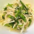 azbjbn's cooksnap of when they made 【作り置き】簡単 もやしとニラのナムル.
