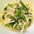 azbjbn's cooksnap of when they made 【作り置き】簡単 もやしとニラのナムル.