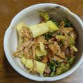 M130018's cooksnap of when they made 簡単おつまみ♡セロリと豚肉のオイマヨ炒め.