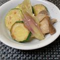 ☆３匹の子ぶた☆'s cooksnap of when they made ズッキーニとミョウガの塩麹焼き浸し.