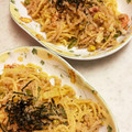 さんちゃん（╹◡╹）'s cooksnap of when they made 我が家の定番♪簡単♪辛子明太子の焼きそば.