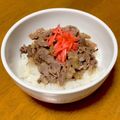 りおしゃん亭's cooksnap of when they made 牛丼.