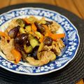 マルんちの丸顔's cooksnap of when they made 甘辛味の常備菜☆なすと豚肉の生姜味噌炒め.