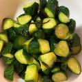 てぃーひ's cooksnap of when they made 簡単！大量消費に！きゅうりのわさび漬け.