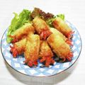 ＠迷子＠'s cooksnap of when they made 竹輪と赤ウインナーで＊まるで海老フライ.