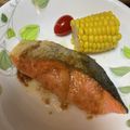 かりんこにゃんくん's cooksnap of when they made 鮭のムニエル バター醤油をかけて.