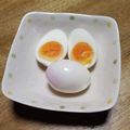 和☆2049's cooksnap of when they made 麺つゆで♪さわやか梅味玉.