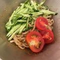 ピーナッツ子♪'s cooksnap of when they made ピーナッツバターで《上海の冷やし中華》.