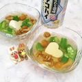 みかかめ's cooksnap of when they made なめこと豆腐とオクラの冷やし汁.