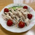 goma1966's cooksnap of when they made レンジで時短簡単‼バンバンジー.