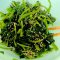 マダムキュリー's cooksnap of when they made 超〜簡単！ほうれん草とわかめのおひたし.