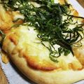 zakkiiM's cooksnap of when they made HBで♡もっちりピザ生地のたらモチピザ.