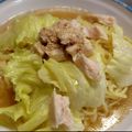 ひんべえ's cooksnap of when they made 冷やしサッポロ一番　サラダチキンのせ.