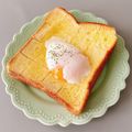 ほろぴ's cooksnap of when they made 朝ごはん応援！温玉トースト♪.