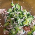 クックHDP0M2☆'s cooksnap of when they made ゴーヤとツナのサラダ.