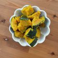 hadukisann's cooksnap of when they made レンジでチン☆かぼちゃのバター醤油和え.
